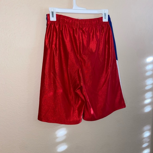 Wrestling street wear stretch shorts striped athletic fitness outdoor bottoms - Picture 2 of 9